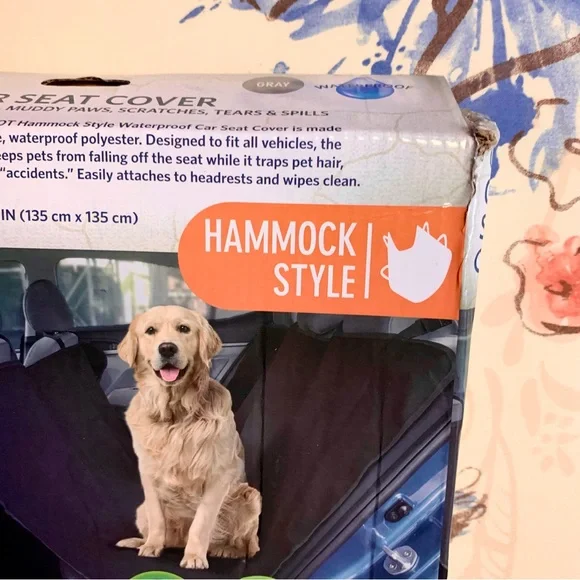 💜 Waterproof Hammock Style Car Seat Cover for Dogs - NWT - Picture 10 of 13